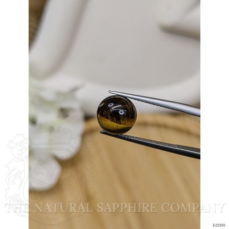4.34 Ct. Cabochon Tiger's Eye from Ceylon (Sri Lanka)