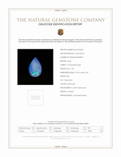 1.05 Ct. Cabochon Crystal/Jelly Opal from Australia Scan Report