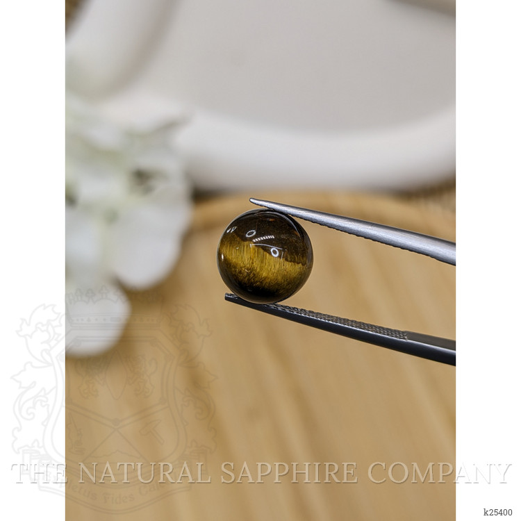 4.28 Ct. Cabochon Tiger's Eye from Ceylon (Sri Lanka)