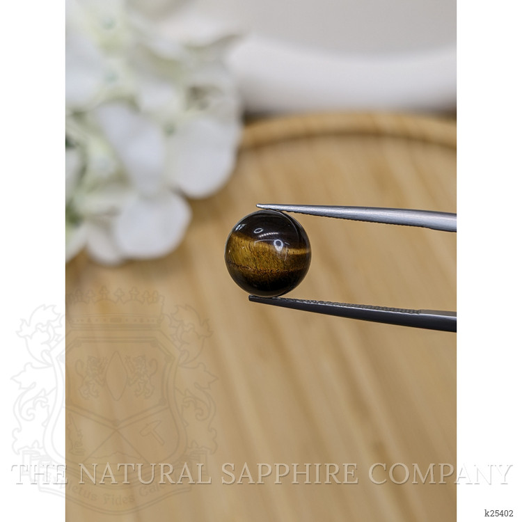 4.95 Ct. Cabochon Tiger's Eye from Ceylon (Sri Lanka)