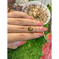 4.30 Ct. Cabochon Tiger's Eye from Ceylon (Sri Lanka) Life Style