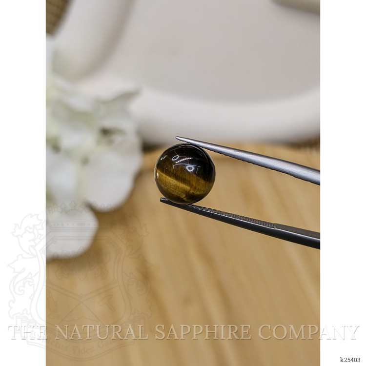 4.30 Ct. Cabochon Tiger's Eye from Ceylon (Sri Lanka)