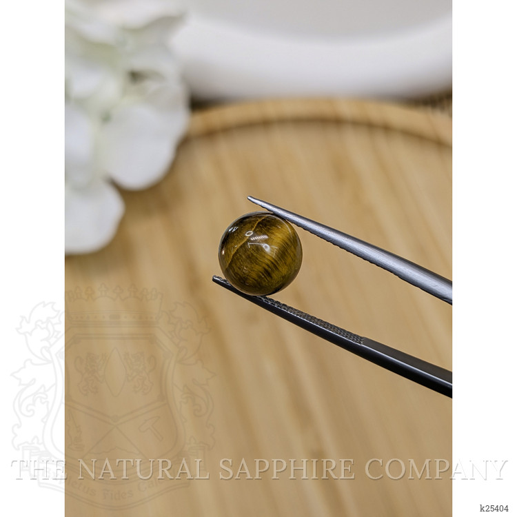4.39 Ct. Cabochon Tiger's Eye from Ceylon (Sri Lanka)