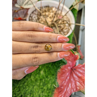 4.53 Ct. Cabochon Tiger's Eye from Ceylon (Sri Lanka) Life Style