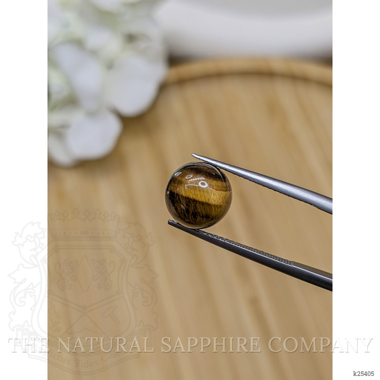 4.53 Ct. Cabochon Tiger's Eye from Ceylon (Sri Lanka)