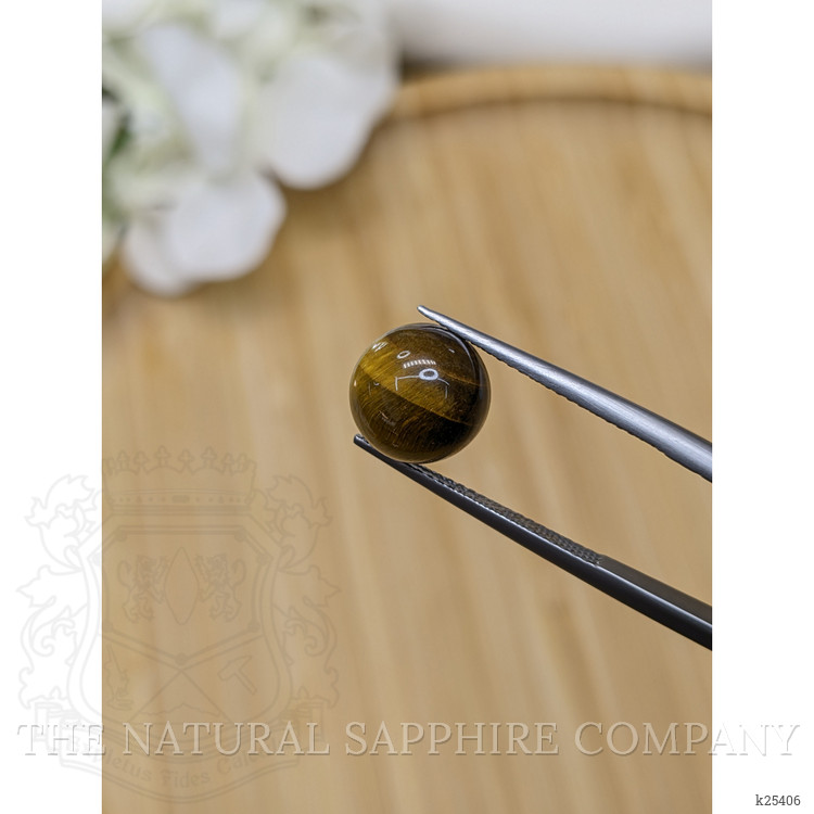 4.36 Ct. Cabochon Tiger's Eye from Ceylon (Sri Lanka)