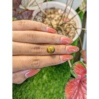4.06 Ct. Cabochon Tiger's Eye from Ceylon (Sri Lanka) Life Style