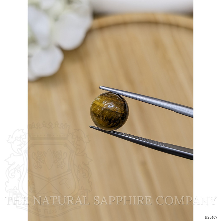 4.06 Ct. Cabochon Tiger's Eye from Ceylon (Sri Lanka)