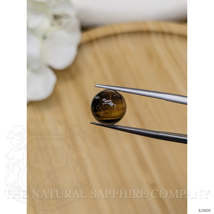 4.64 Ct. Cabochon Tiger's Eye from Ceylon (Sri Lanka)