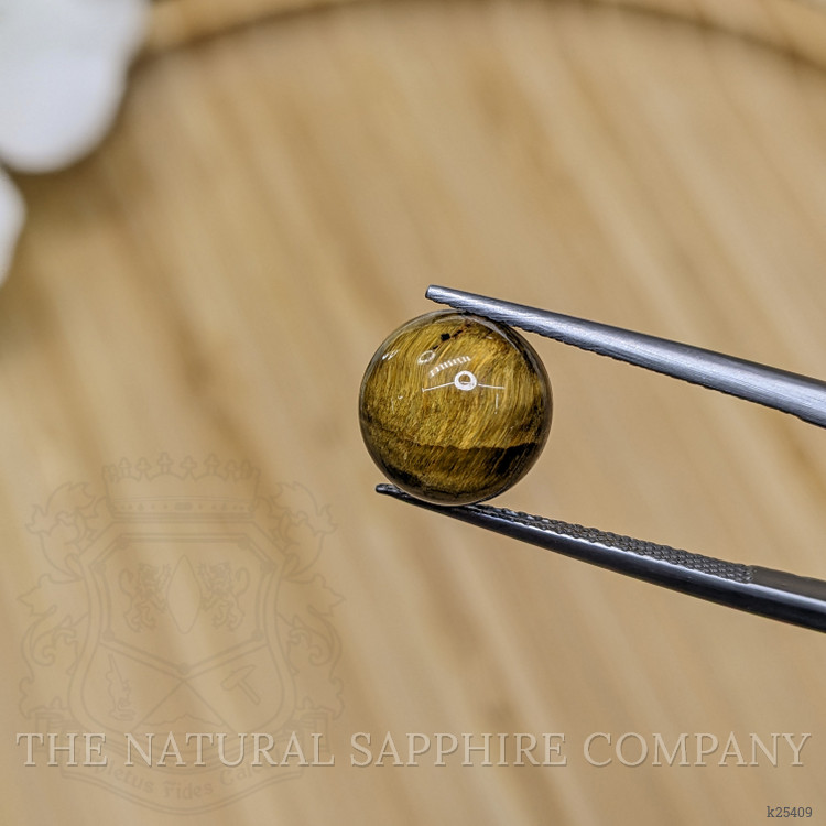 4.27 Ct. Cabochon Tiger's Eye from Ceylon (Sri Lanka)