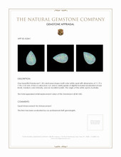 1.30 Ct. Cabochon White Opal from Australia Appraisal