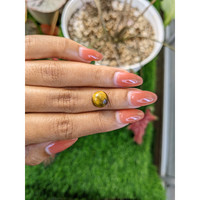 4.30 Ct. Cabochon Tiger's Eye from Ceylon (Sri Lanka) Life Style