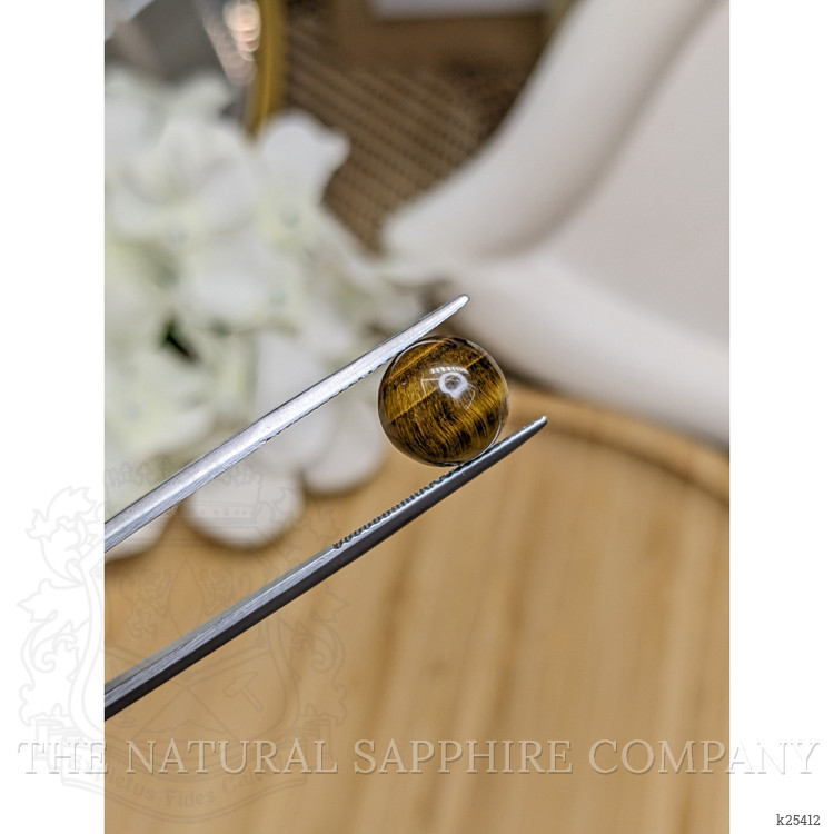 4.06 Ct. Cabochon Tiger's Eye from Ceylon (Sri Lanka)