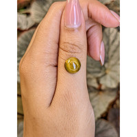 4.06 Ct. Cabochon Tiger's Eye from Ceylon (Sri Lanka) Life Style