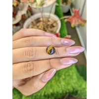 4.33 Ct. Cabochon Tiger's Eye from Ceylon (Sri Lanka) Life Style