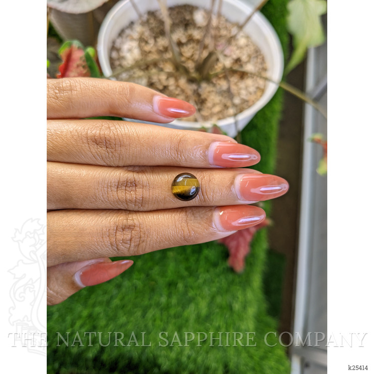 4.20 Ct. Cabochon Tiger's Eye from Ceylon (Sri Lanka)