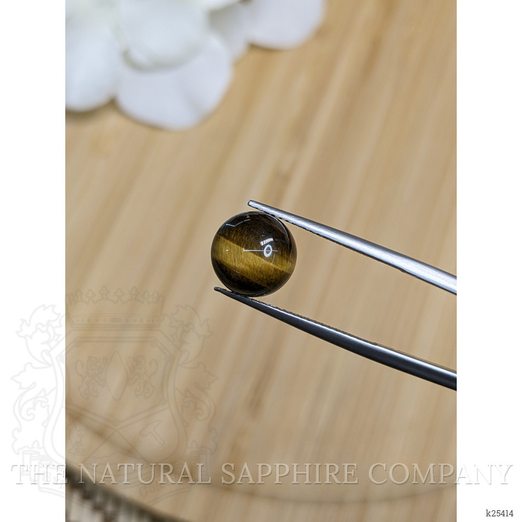 4.20 Ct. Cabochon Tiger's Eye from Ceylon (Sri Lanka)