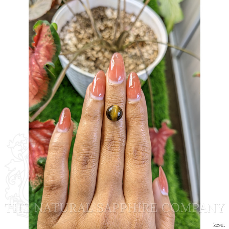 4.44 Ct. Cabochon Tiger's Eye from Ceylon (Sri Lanka)