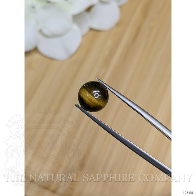 4.44 Ct. Cabochon Tiger's Eye from Ceylon (Sri Lanka)