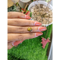 4.37 Ct. Cabochon Tiger's Eye from Ceylon (Sri Lanka) Life Style