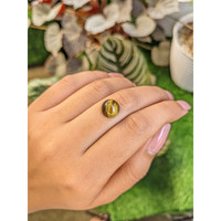 4.48 Ct. Cabochon Tiger's Eye from Ceylon (Sri Lanka) Life Style