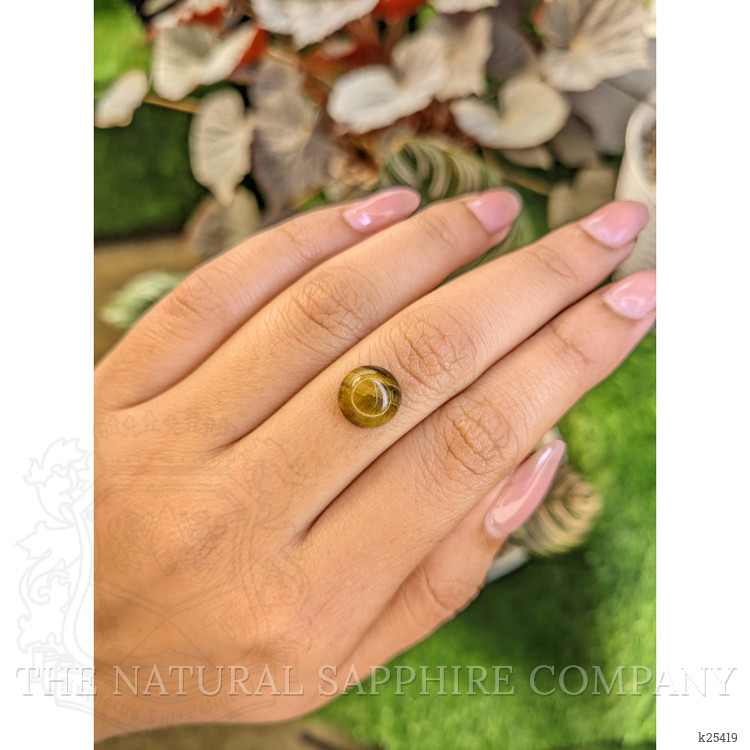 4.26 Ct. Cabochon Tiger's Eye from Ceylon (Sri Lanka)