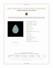 1.26 Ct. Cabochon White Opal from Australia Scan Report