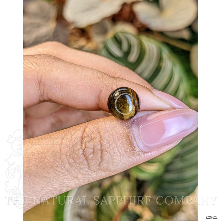 4.28 Ct. Cabochon Tiger's Eye from Ceylon (Sri Lanka)