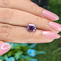 2.13 Ct. Purple Spinel from Tanzania Life Style