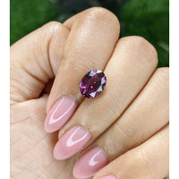 3.02 Ct. Pinkish Purple Spinel from Tanzania Life Style
