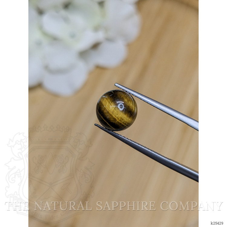 4.14 Ct. Cabochon Tiger's Eye from Ceylon (Sri Lanka)