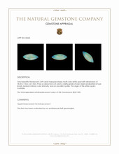 2.49 Ct. Cabochon White Opal from Australia Appraisal