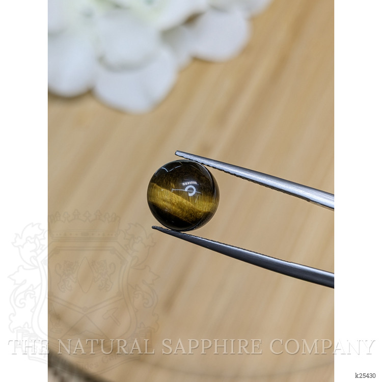 4.27 Ct. Cabochon Tiger's Eye from Ceylon (Sri Lanka)