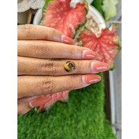 4.47 Ct. Cabochon Tiger's Eye from Ceylon (Sri Lanka) Life Style