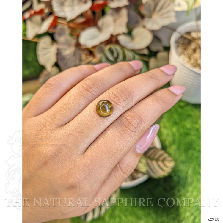 4.21 Ct. Cabochon Tiger's Eye from Ceylon (Sri Lanka)