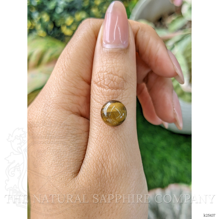 4.28 Ct. Cabochon Tiger's Eye from Ceylon (Sri Lanka)