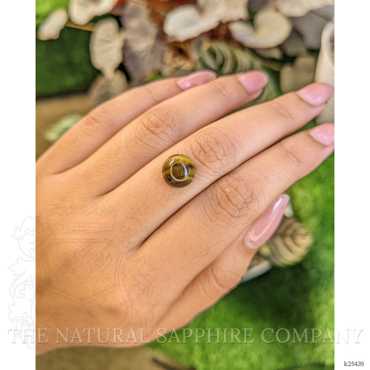 4.27 Ct. Cabochon Tiger's Eye from Ceylon (Sri Lanka)