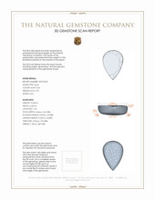 0.70 Ct. White Opal from Australia 3 D Scan Report