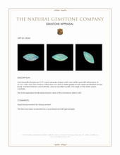 2.97 Ct. Cabochon White Opal from Australia Appraisal