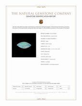 2.97 Ct. Cabochon White Opal from Australia Scan Report