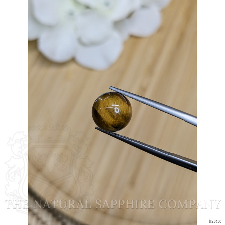 4.43 Ct. Cabochon Tiger's Eye from Ceylon (Sri Lanka)