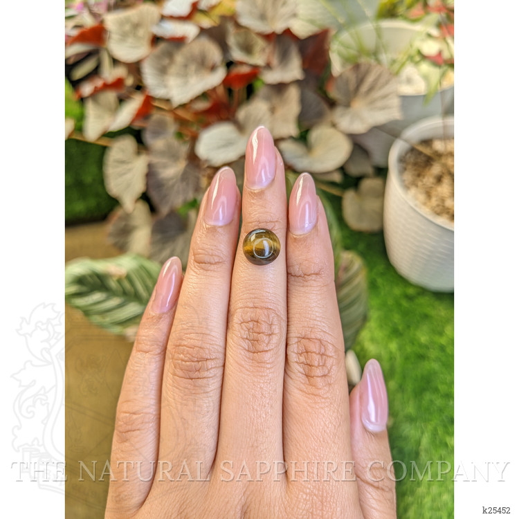 4.25 Ct. Cabochon Tiger's Eye from Ceylon (Sri Lanka)