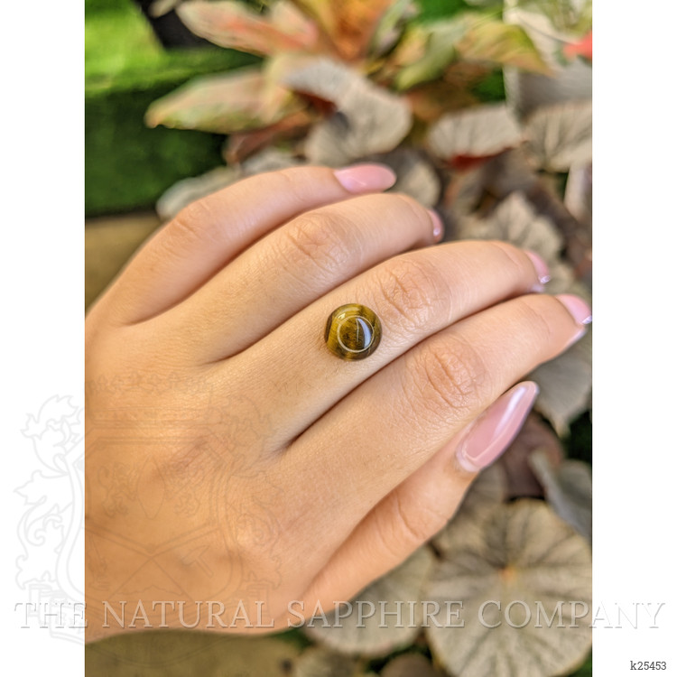 4.36 Ct. Cabochon Tiger's Eye from Ceylon (Sri Lanka)