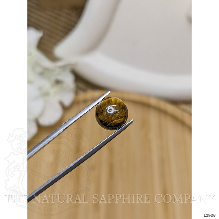 4.36 Ct. Cabochon Tiger's Eye from Ceylon (Sri Lanka)
