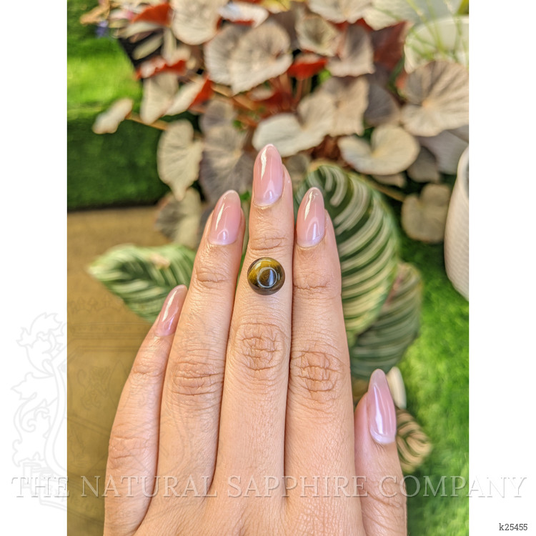 4.38 Ct. Cabochon Tiger's Eye from Ceylon (Sri Lanka)