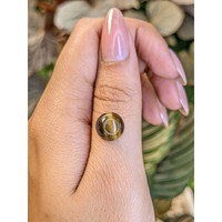 4.37 Ct. Cabochon Tiger's Eye from Ceylon (Sri Lanka) Life Style