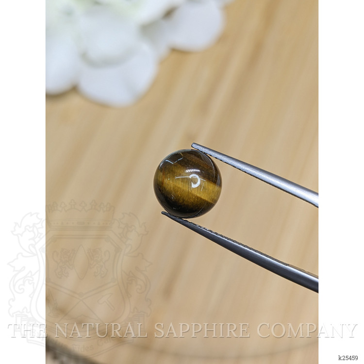 4.39 Ct. Cabochon Tiger's Eye from Ceylon (Sri Lanka)