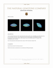 3.30 Ct. Crystal/Jelly Opal from Australia Appraisal