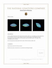 3.30 Ct. Crystal/Jelly Opal from Australia Appraisal