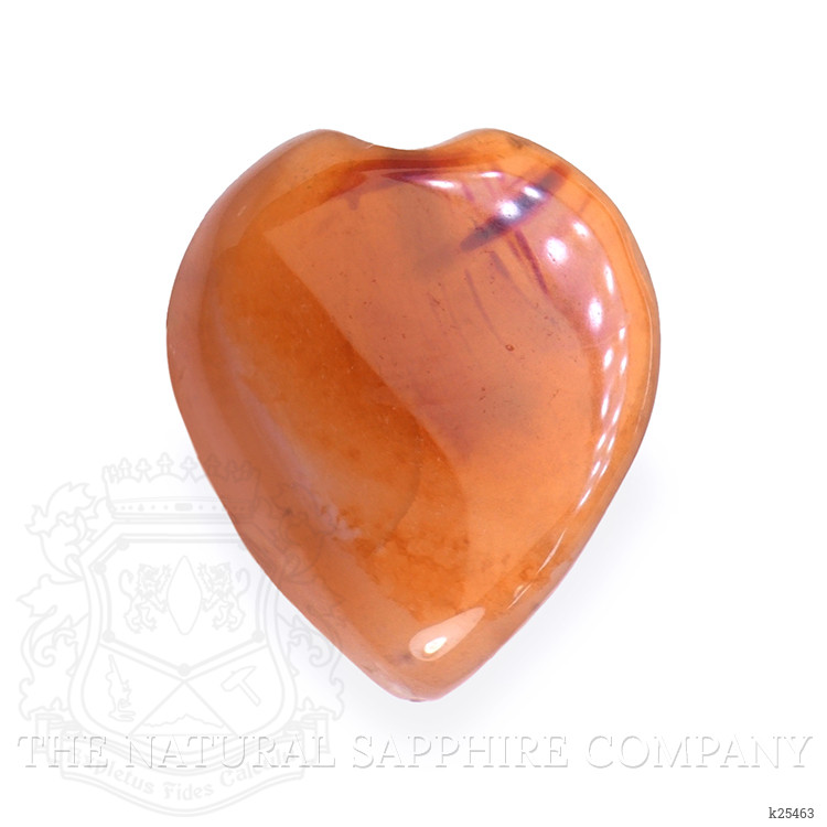 19.48 Ct. Orange Cabochon Agate from Madagascar